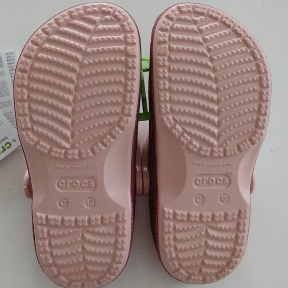 Crocs Girl's Baya Glitter Clog. C13 - Picture 10 of 15